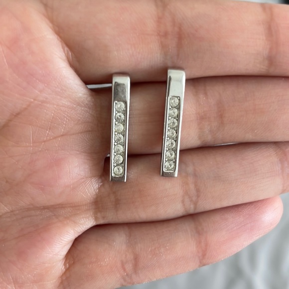 SWAROVSKI diamond earrings - Picture 1 of 4